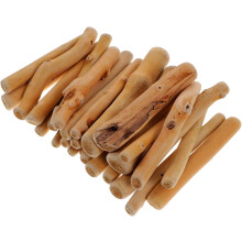 Morceaux de bois naturel pour projets faits main, bâtonnets pour loisirs créatifs, bois brun clair