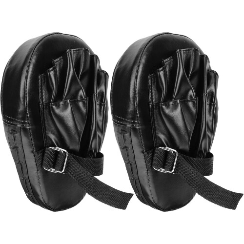 2Pcs Boxing Pads Curved Focus Mitts with Colored High-Density Core