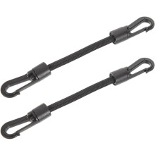 Sangles élastiques à crochet et sangles d'arrimage portables (2 pièces), boucle petite multi-usage