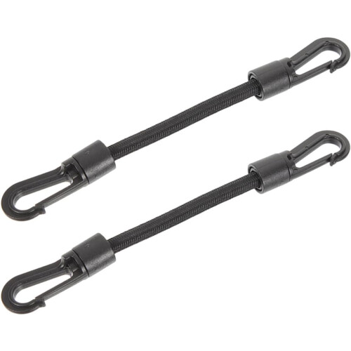 Sangles élastiques à crochet et sangles d'arrimage portables (2 pièces), boucle petite multi-usage