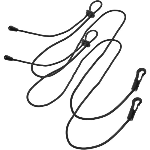 2pcs Stretchable Kayak Paddle Leash Bungee Cord Safety Tether Hooks