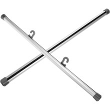 Hängender Posterrahmen aus Aluminiumlegierung, 33 cm (Paar) mit Stange, 1,4 cm Durchmesser