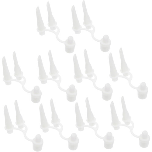 10 st fotpumpmunstycken luftpumpadapter uppblåsbar poolmunstyckesbyte 2