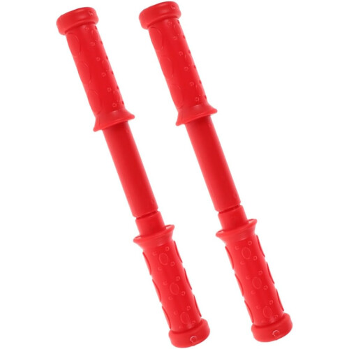 2pcs Ergonomic Plastic Replacement Handles for Rocking Horse Threaded Grip