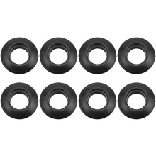 2 Sets mit je 8 schwarzen Kajakpaddel-Tropfringen, Paddelzubehör, Bootstropfringe
