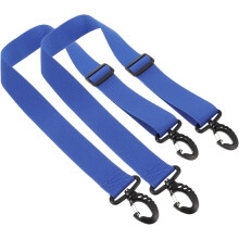 Lot de 2 sangles de fixation réglables pour chaussures de ski et snowboard, avec porte-chaussures.