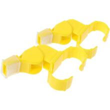 Silbatos de plástico de dos tonos con anilla para el dedo, ideales para entrenadores, árbitros y socorristas.