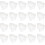 20pcs Bell Tealight Cup Xmas DIY Candle Mold Plastic Candle Container Inflaming Retarding Shell 1