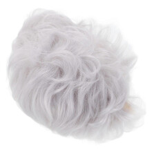 Grandma Costume Wig with Natural Wavy Texture High Temperature Fiber Halloween Parties 1Pcs