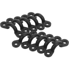 Kit de 20 œillets de fixation pour coussin de pont de kayak avec vis et boucles élastiques en nylon.