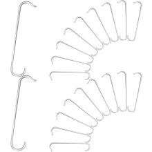 20Pcs Metal Bike Chain Hooks Set Chain Removal and Repair Tools for Mountain and Road Bikes