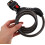 2 candados para bicicleta con cable, de acero resistente y con código de combinación de 5 dígitos. 3