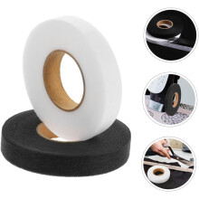 2 rouleaux de ruban thermocollant double face pour ourlets, idéal pour pantalons, rideaux et vêtements. Fournitures de couture DIY.