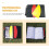 Soccer Cards Referee Accessory Match Accessory Portable Foldable PVC Referee Wallet 6