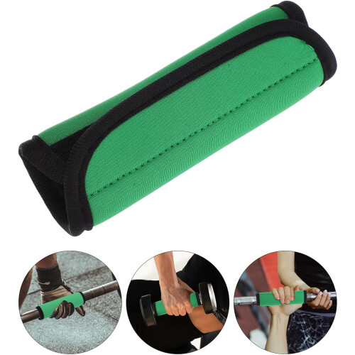 Lot de 2 manchons de protection antidérapants verts détachables