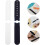 2 Pairs Nylon Snapback Cap Strap with Adjustable 7-Hole Buckle, Stretchable Single Row Fastener 8