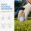 2pcs White Golf Glove Holder com Fivela forma mão Luvas de golfe macas e acessórios de suporte 2