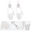 2pcs White Golf Glove Holder com Fivela forma mão Luvas de golfe macas e acessórios de suporte 6