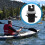 2 Stück Adapterventile für Schlauchboot-Luftpumpen, Schnellaufblaspumpenadapter 6