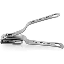 Lot de 2 coupe-ongles rotatifs portables en acier inoxydable argenté, pour la manucure à domicile et en voyage (hommes et femmes).