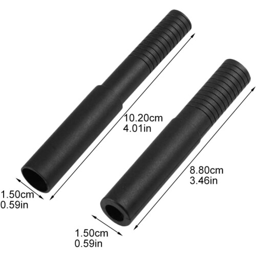 Extensores de eixo de golfe de 2pcs para aço e eixos de carbono 88mm Amplificador 1