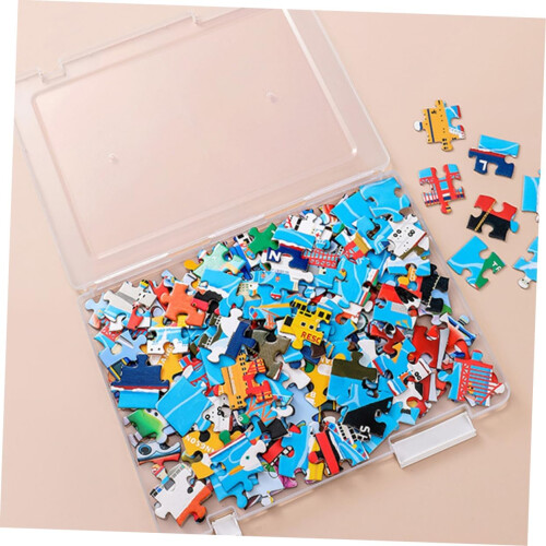 Stackable Small Organizer Bins Lids Plastic Puzzles Organizers for Arts and Crafts 2