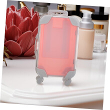 2 stuks mini koffer opbergdoosjes voor wimpers, reis make-up organizer, plastic opbergdoosje, leeg opbergdoosje