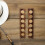 Support mural en bois pour cannes à pêche (lot de 2), style rustique. 6