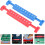 Set scoretellers voor tafelvoetbal, rode en blauwe mini-scoretellers 2