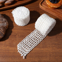 2 Stück Wurstnetze, elastisches Fleischnetz aus Baumwolle, reißfest, für Lebensmittelverpackungen