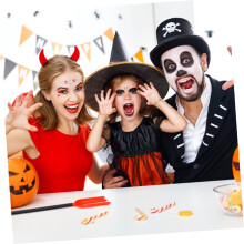 2 feuilles d'autocollants temporaires strass pour le corps, parfaits pour Halloween