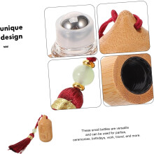 2pcs Travel Roller Ball Container Cosmetic Bottle Bamboo Roller Bottle for Essential Oils Eye Applicator Tool