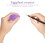 20pcs Erasers Creative Eggplant Shaped Rubber Erasers 4