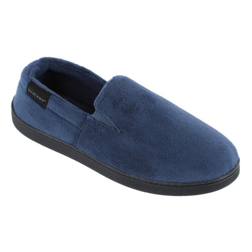 Isotoner Men's Microterry Jake Closed-Back Slippers 1
