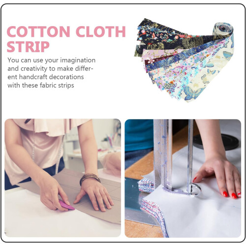 20pcs Patchwork Fabric Strips Cotton Cloth for Quilting DIY Sewing Craft 2