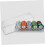 2pcs Poker Chips Tray with Lids Transparent Storage Organizer Box Compartment Chip Rack 5