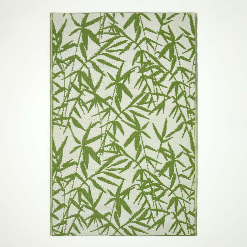 Homescapes (120 X 180 Cm) Zena Tropical Green Outdoor Rug