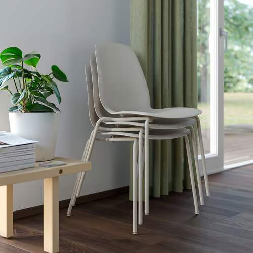 IKEA SKÅLSTA Dining Chair Beige/Light Grey