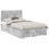 VidaXL vidaXL Bed Frame Concrete Grey 120 x 190 cm Engineered Wood 2