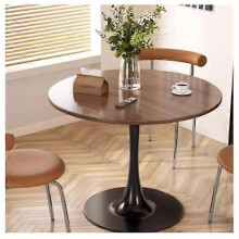 Round Dining Table MDF 70 cm, Modern Design for Living Rooms