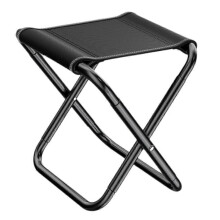 Outdoor Folding Stool Extra Large, Portable Travel Camping Fishing Stool, Subway Queuing Stool