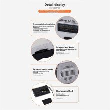 Digital Retro Radios Memory Function Handheld AM/FM Radios Manual Channel Search Battery Powered Built-in Speaker