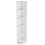 bibliothèque angle MDF - 5 niveaux - forme simple - forte charge - blanc 1
