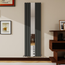 (Anthracite, 1800x553mm) Vertical Mirror Radiator