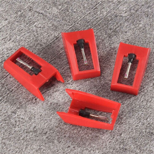 4 Pcs Record Player Needles, Universal Replacement Stylus Needles Replacement Stylus Needles for Vinyl Record Player 2
