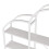 (White) Étagère 5 niveaux avec compartiments ouverts et structure en forme de nuage 6