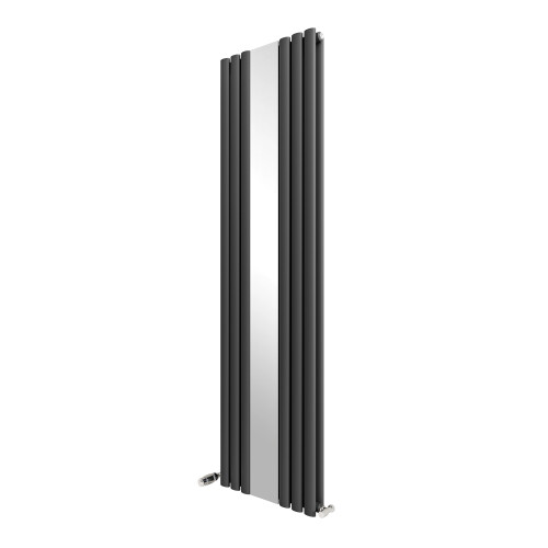 AICA (Anthracite, 1800x499mm) Vertical Mirror Radiator 1