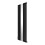 AICA (Black, 1800x553mm) Vertical Mirror Radiator 2