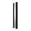 AICA (Black, 1800x381mm) Vertical Mirror Radiator 2