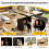 (Black) Table télescopique avec 3 niveaux de rangement, table à manger multifonction 5